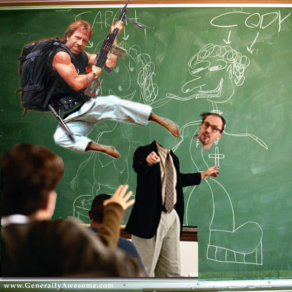the fact aboout Chuck Norris is that he is a killing machine.  Any of these other facts listed here in the Top 100 fact list is an insult to Chuck Norris. Mr. Norris, as he is called when people don't call him Chuck is one bad dude, and that is a fact, can you top it 100 times?