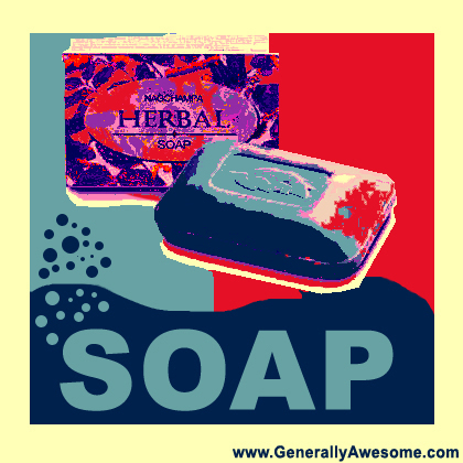 SOAP! There was some talk during the campaign of how Obama was clean. The Blagojevich thing cast some doubt on that!