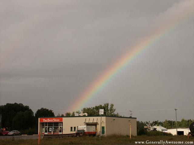 A pot of gold at the end of the rainbow?  No, but don't worry, hope is just a rainbow away!